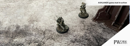 PWork - Ashlands - Wargames Terrain Mat - 22X30"
