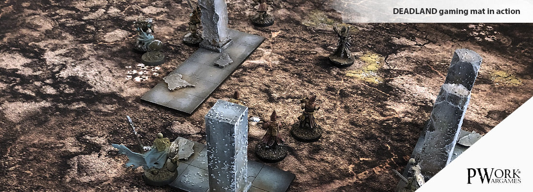 PWork - Deadland - Wargames Terrain Mat - 3X6'