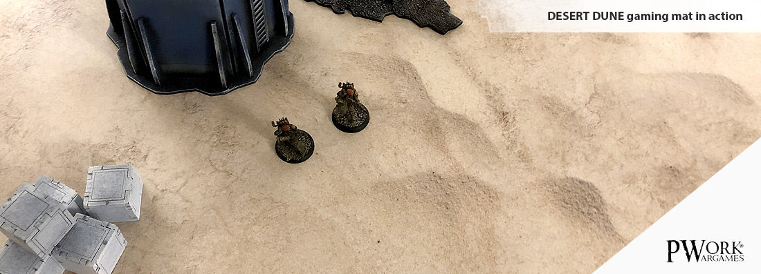 PWork - Desert Dune - Wargames Terrain Mat - 4X6'