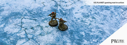 PWork - Ice Planet - Wargames Terrain Mat - 44X90"