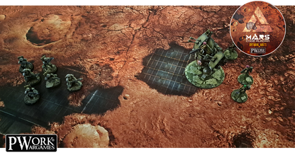 PWork - Total Recall - Wargames Terrain Mat - 3X3'