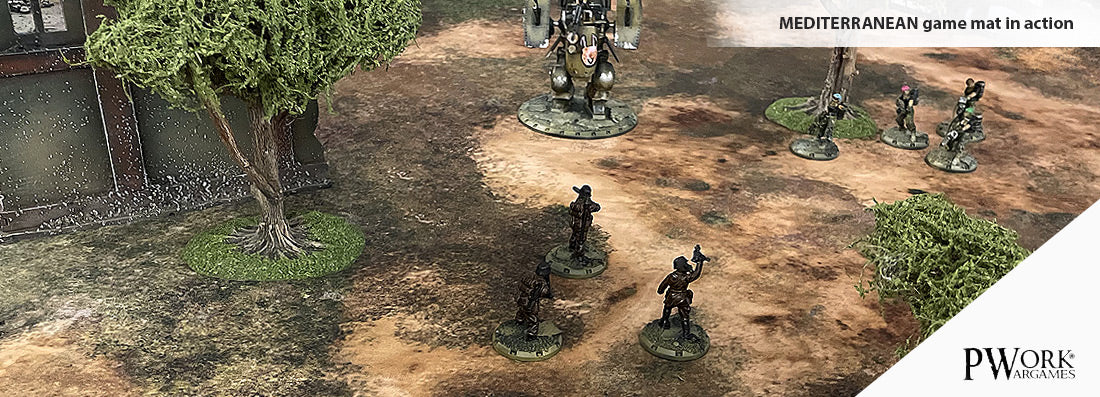 PWork - Mediterranean - Wargames Terrain Mat - 44X60"