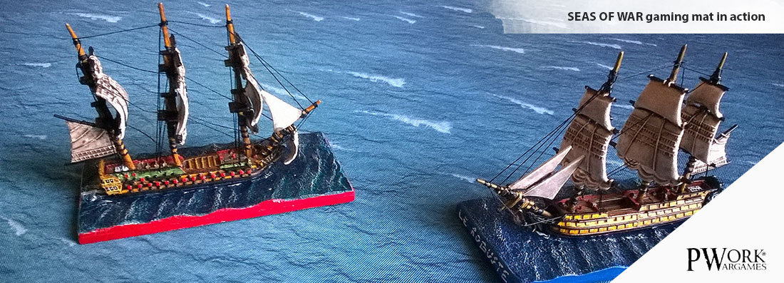 PWork - Seas of War - Wargames Terrain Mat - 3X6'