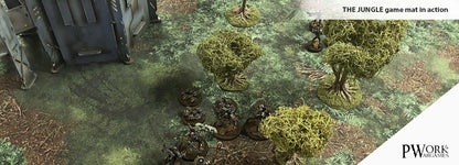 PWork - The Jungle - Wargames Terrain Mat - 44X90"