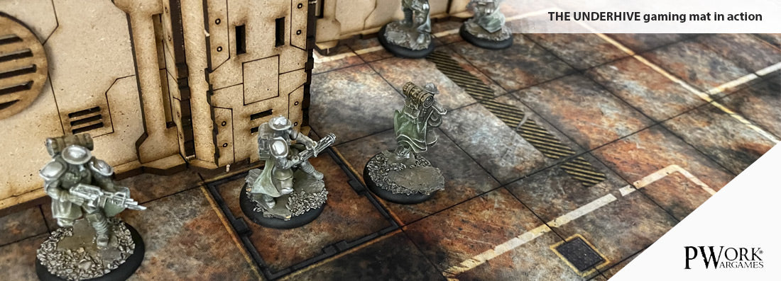 PWork - The Underhive - Wargames Terrain Mat - 3X3'