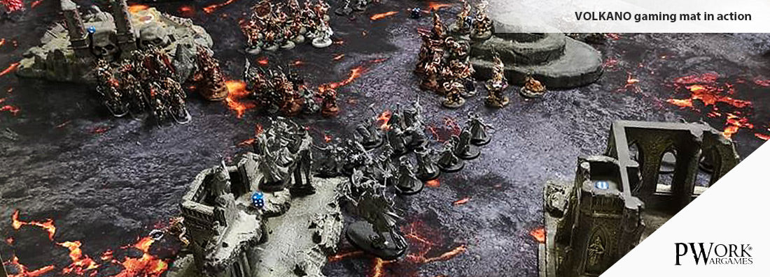 PWork - Volkano - Wargames Terrain Mat - 44X90"
