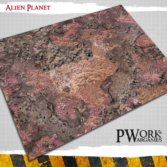 PWork - Alien Planet - Wargames Terrain Mat - 22X30"