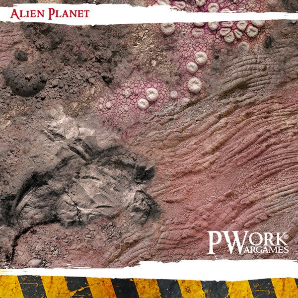 PWork - Alien Planet - Wargames Terrain Mat - 4X6'