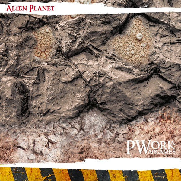 PWork - Alien Planet - Wargames Terrain Mat - 3X6'
