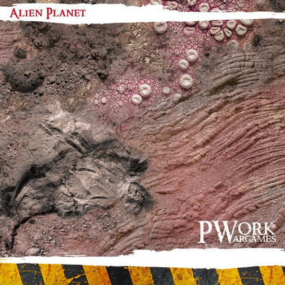 PWork - Alien Planet - Wargames Terrain Mat - 44X90"