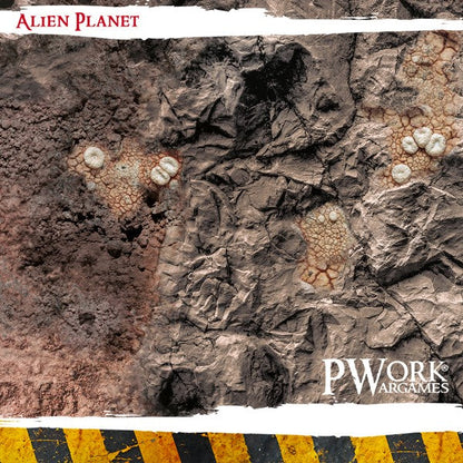 PWork - Alien Planet - Wargames Terrain Mat - 3X4'