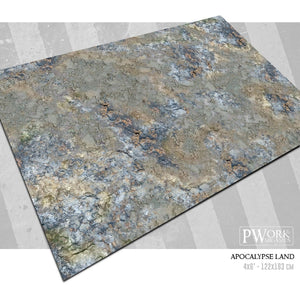 PWork - Apocalypse Land - Wargames Terrain Mat - 44X30