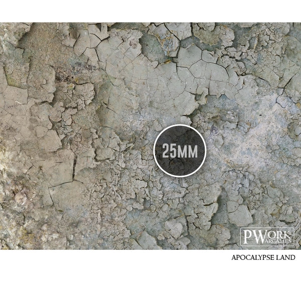 PWork - Apocalypse Land - Wargames Terrain Mat - 44X30"