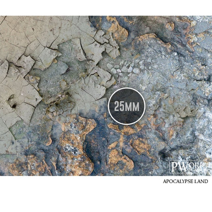 PWork - Apocalypse Land - Wargames Terrain Mat - 3X4'