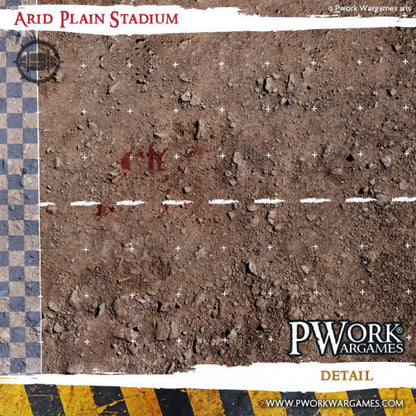 PWork - Blood Bowl - Arid Plain Stadium - Fantasy Football Mat