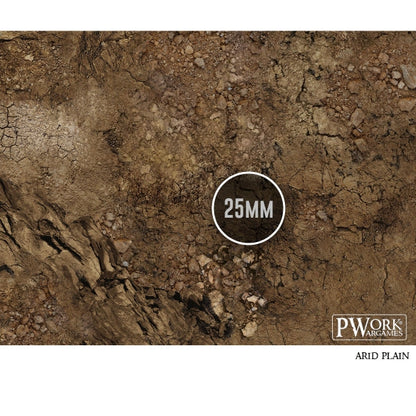 PWork - Arid Plain - Wargames Terrain Mat - 3X4'