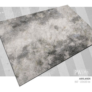 PWork - Ashlands - Wargames Terrain Mat - 3X6'
