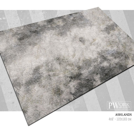 PWork - Ashlands - Wargames Terrain Mat - 3X6'