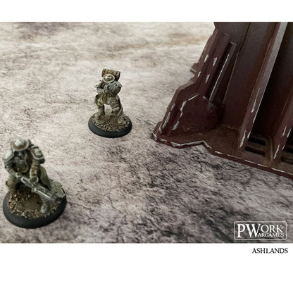 PWork - Ashlands - Wargames Terrain Mat - 3X3'
