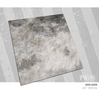 PWork - Ashlands - Wargames Terrain Mat - 3X3'