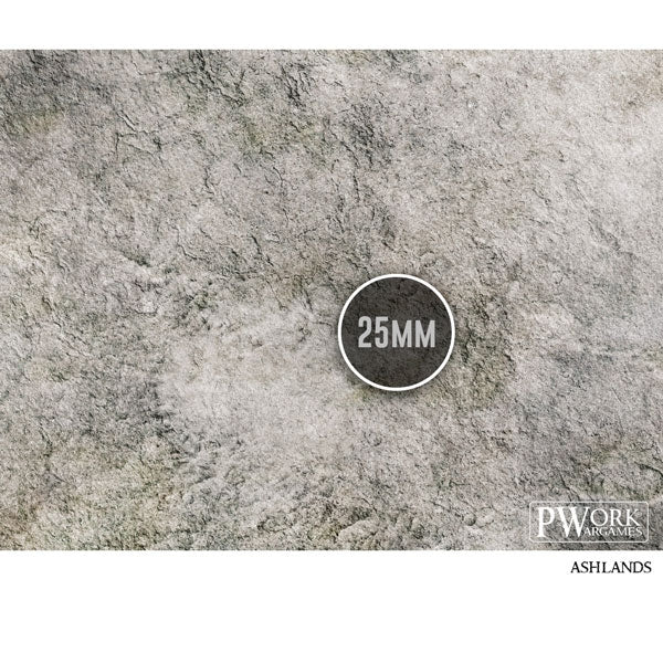 PWork - Ashlands - Wargames Terrain Mat - 44X90"