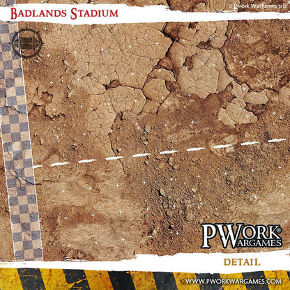 PWork - Blood Bowl - Badlands Stadium - Fantasy Football Mat