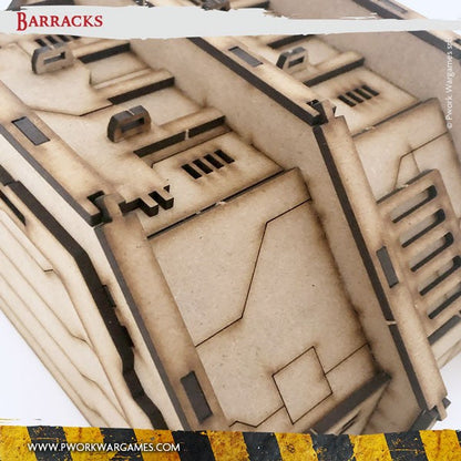 PWork - Barracks - MDF Terrain Scenery