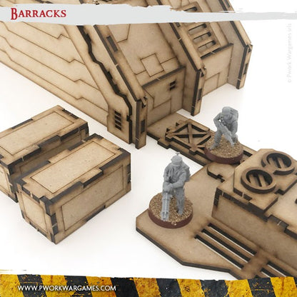 PWork - Barracks - MDF Terrain Scenery