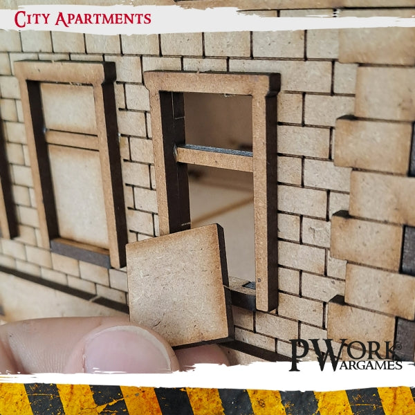 PWork - City Apartments - MDF Terrain Scenery