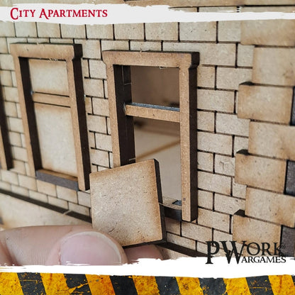 PWork - City Apartments - MDF Terrain Scenery