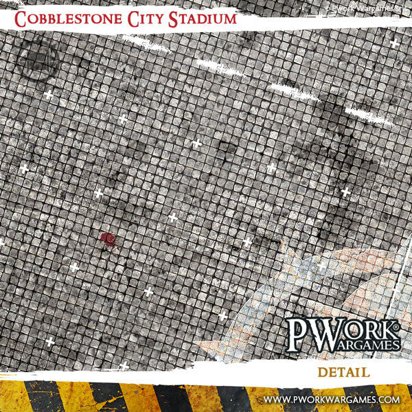 PWork - Blood Bowl - Cobblestone Stadium - Fantasy Football Mat