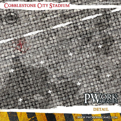 PWork - Blood Bowl - Cobblestone Stadium - Fantasy Football Mat