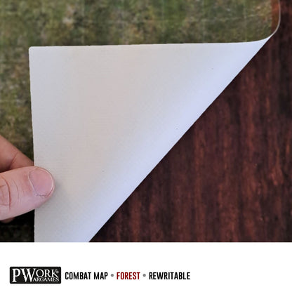 PWork - Combat Map - Forest - 36x48" Square Grid