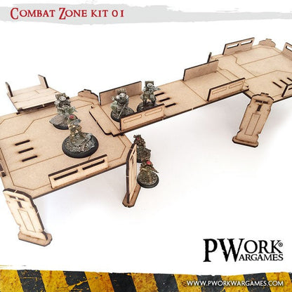 PWork - Combat Zone 01 - MDF Terrain Scenery