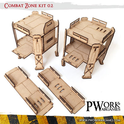 PWork - Combat Zone 02 - MDF Terrain Scenery
