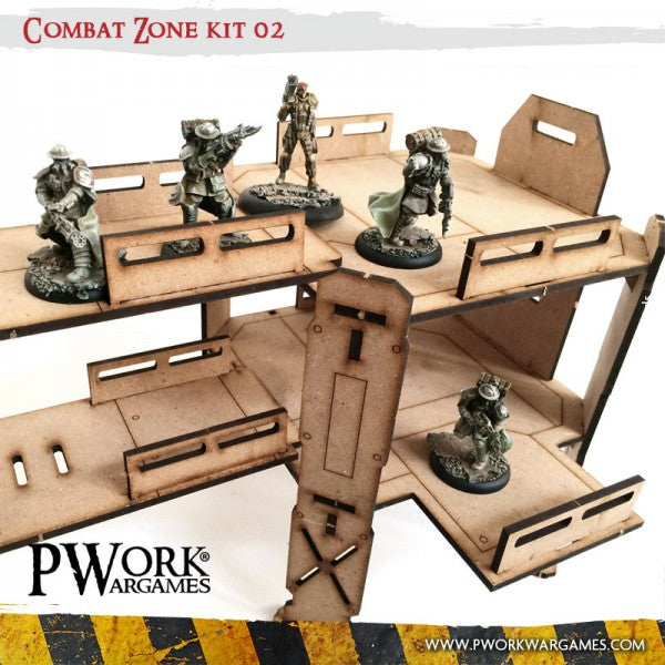 PWork - Combat Zone 02 - MDF Terrain Scenery