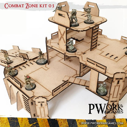 PWork - Combat Zone 03 - MDF Terrain Scenery
