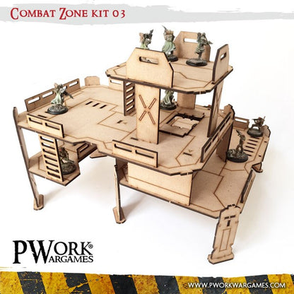 PWork - Combat Zone 03 - MDF Terrain Scenery