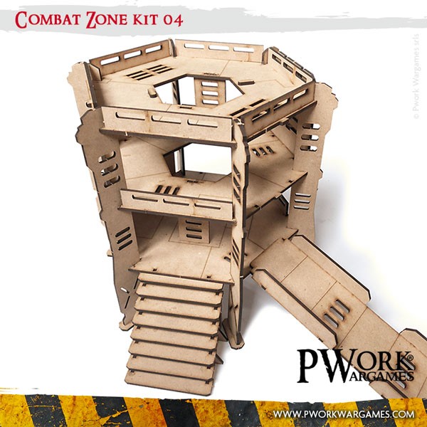 PWork - Combat Zone 04 - MDF Terrain Scenery