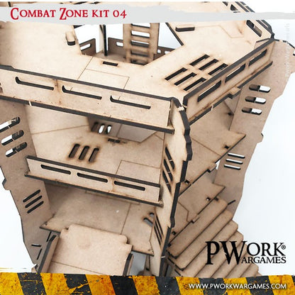PWork - Combat Zone 04 - MDF Terrain Scenery