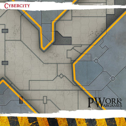 PWork - Cyber City - Wargames Terrain Mat - 3X6'