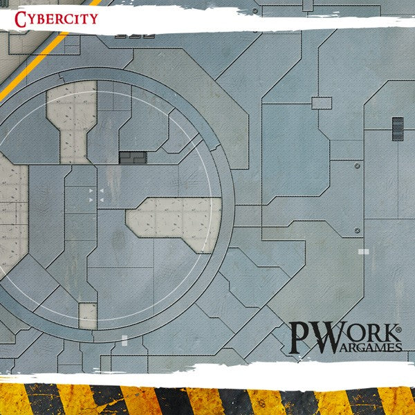 PWork - Cyber City - Wargames Terrain Mat - 44X30"