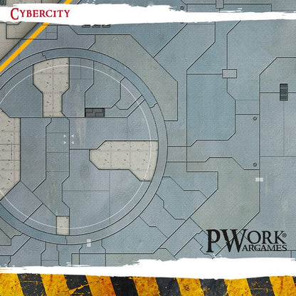 PWork - Cyber City - Wargames Terrain Mat - 44X30"