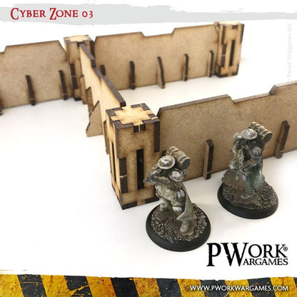 PWork - Cyber Zone 03 - MDF Terrain Scenery