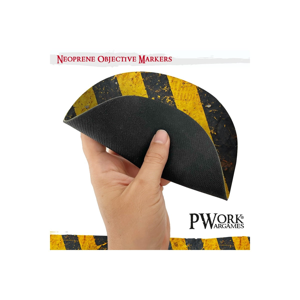 PWork - Danger Zone - WH40K Neoprene Objective Markers