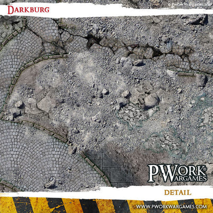 PWork - Darkburg - Wargames Terrain Mat - 22X30"