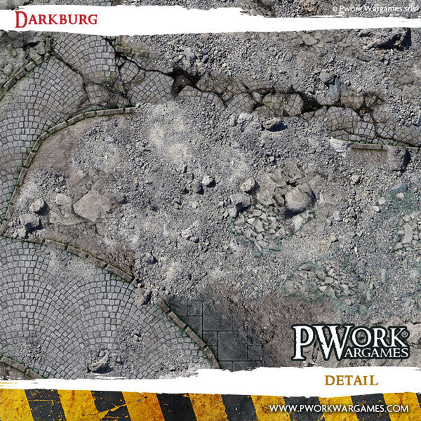 PWork - Darkburg - Wargames Terrain Mat - 44X30"