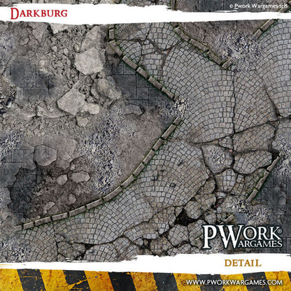 PWork - Darkburg - Wargames Terrain Mat - 44X30"