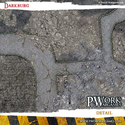 PWork - Darkburg - Wargames Terrain Mat - 44X30"