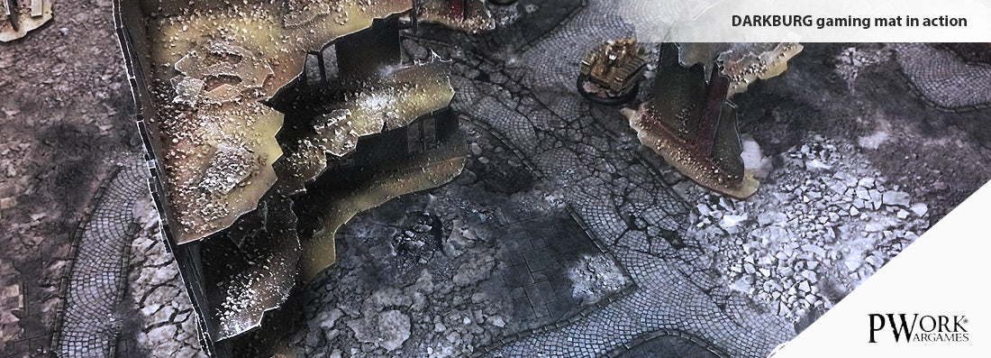 PWork - Darkburg - Wargames Terrain Mat - 3X4'